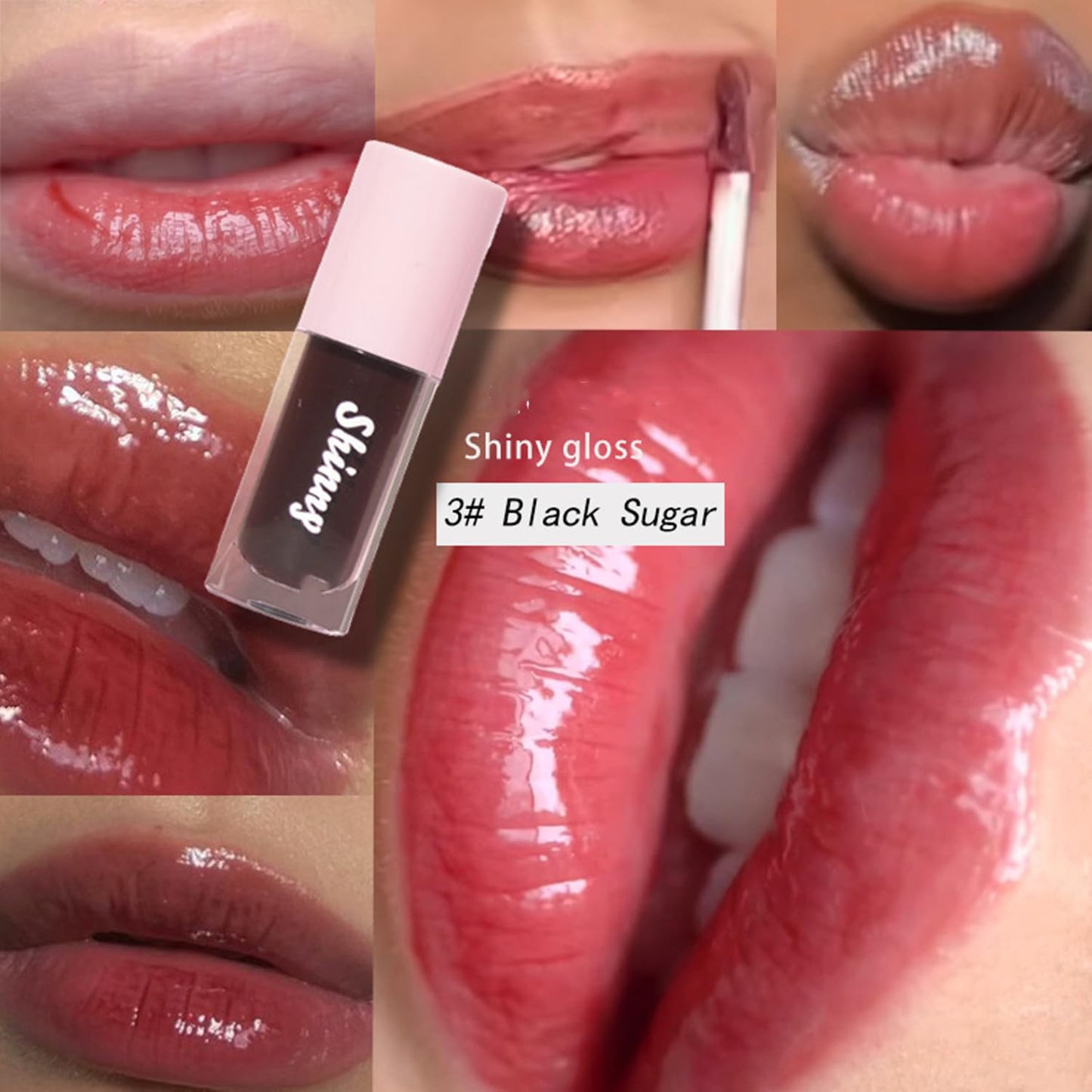 Nourishing Sugar Glossy Lipgloss 5 Colors Non-Sticky Shine